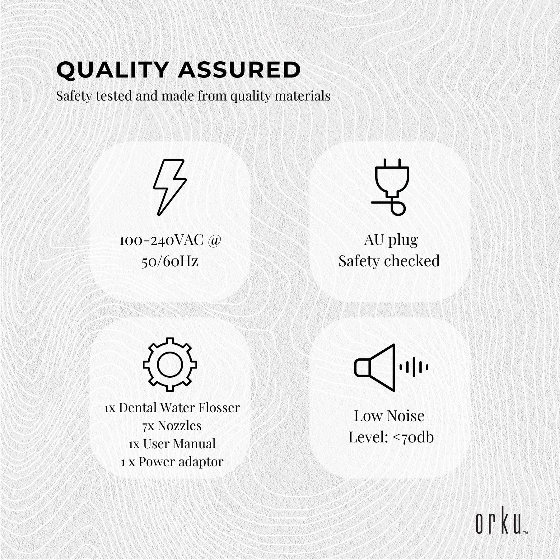 Water Jet Dental Flosser White 1000ml Electric Oral Pressure Irrigator 5 Tips - SuperSaverAU - view 9