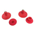 Cattle Ear Tags Set - 100x Round Red Blank for Pig Sheep Goat Cow