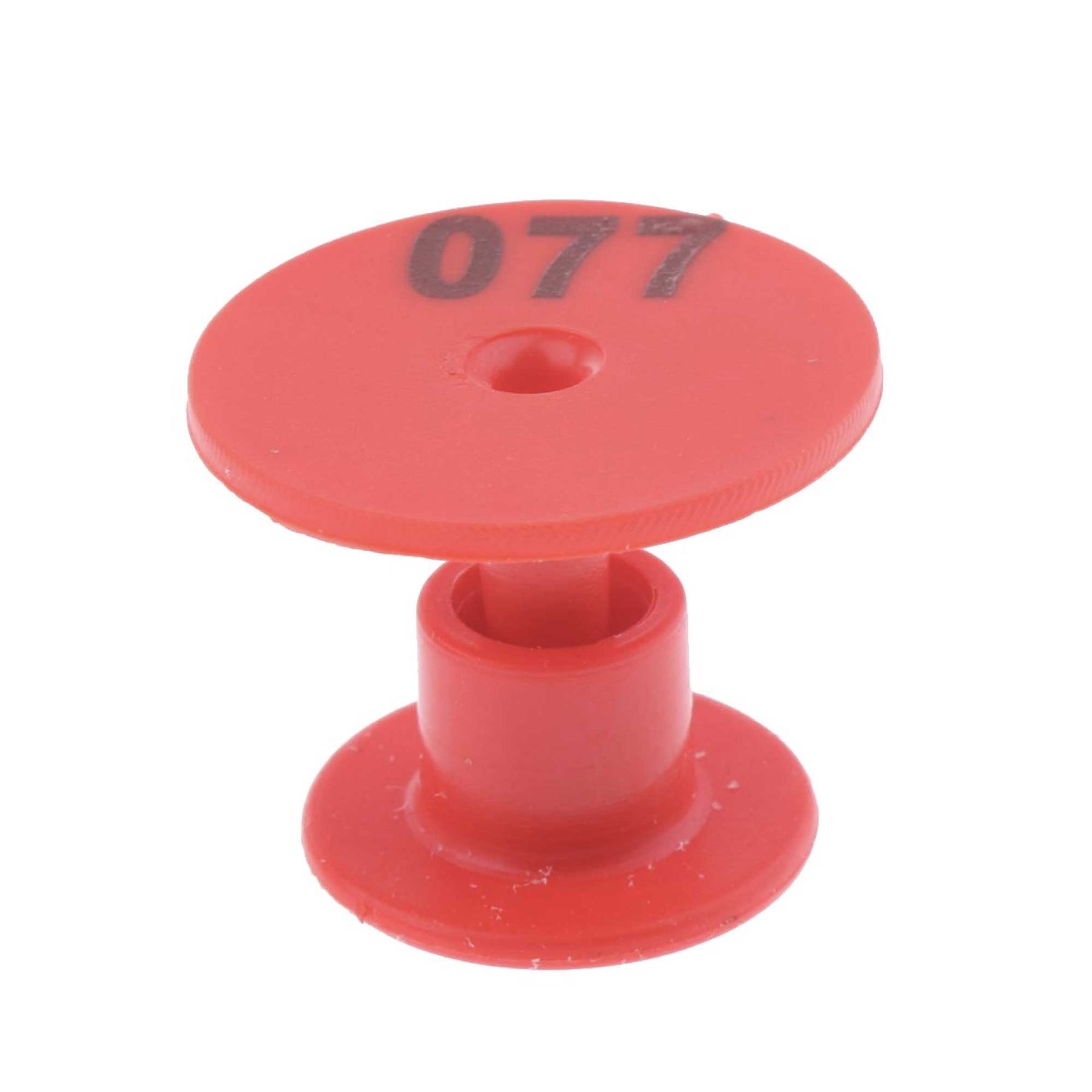 Round Red Cattle Ear Tags Set 1-100 for Livestock, Pigs, Sheep, Goats - SuperSaverAU - view 2