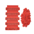 Red Small Cattle Ear Tags 1-100 Set 5x4cm for Goats Pigs Livestock - SuperSaverAU - view 1