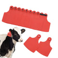 Cattle Ear Tags Set - 100x 7.5x10cm XL Red Blank Tags for Livestock - SuperSaverAU - view 3