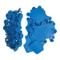 Cattle Ear Tags Set - 100x 7.5x10cm XL Blue Blank for Livestock Tagging - SuperSaverAU - view 1