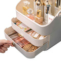 Clover Cosmetic Organiser Storage Box 18x26x34cm with Drawers & Handle - SuperSaverAU - view 3