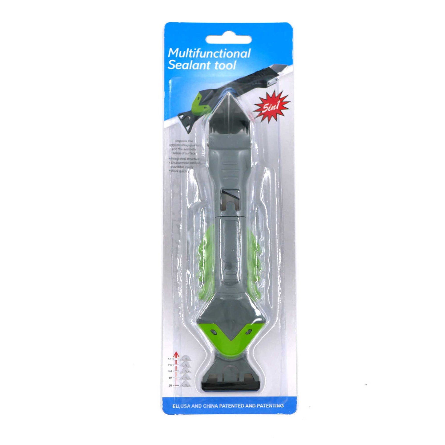 5 in 1 Multifunctional Sealant Tool - Plastic Caulking Applicator Scraper - SuperSaverAU - view 3