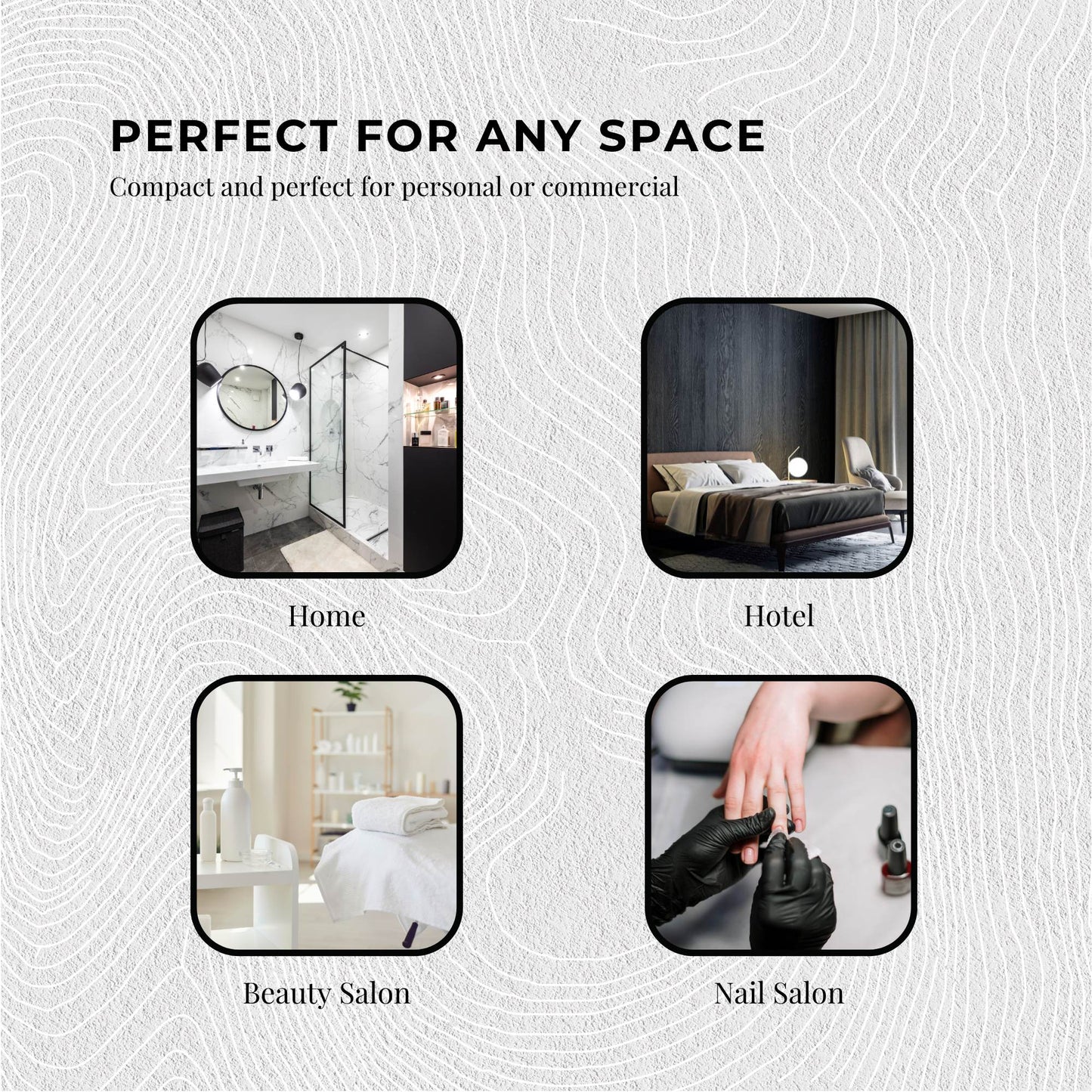 Orku 5L White Electric Hand Towel Warmer Mini UV Steriliser Cabinet Salon Heater