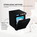 Orku 5L Black Electric Towel Warmer Mini UV Steriliser Cabinet, Durable & Easy to Clean - SuperSaverAU - view 3