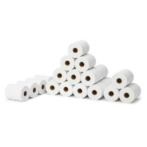 100x Thermal Paper Rolls 57x38mm - 9.5m for Cash Registers & POS