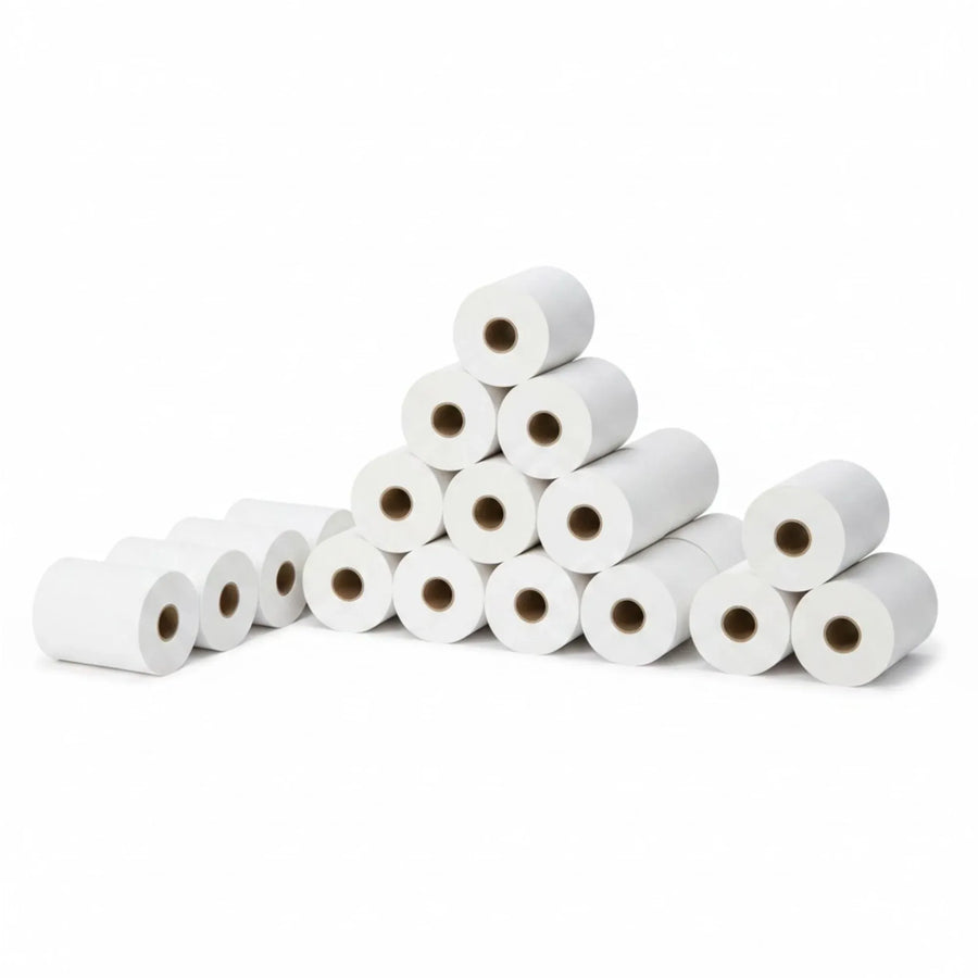 100x Thermal Paper Rolls 57x38mm - 9.5m for Cash Registers & POS