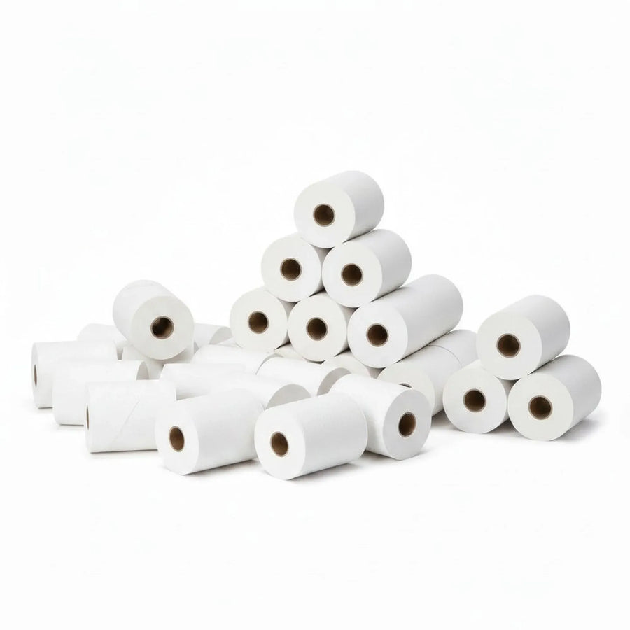 200x Thermal Paper Rolls 57x38mm - 9.5m Length for Cash Registers