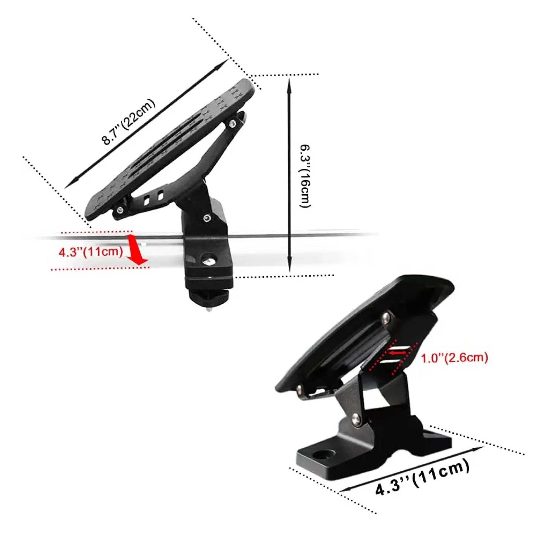 Universal Kayak Roof Rack - 75kg Capacity, 180° Rotation, Fits Most Racks - SuperSaverAU - view 1