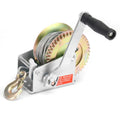 Premium 1200lb Manual Hand Winch with Steel Cable