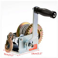 Premium 1200lb Manual Hand Winch with Steel Cable