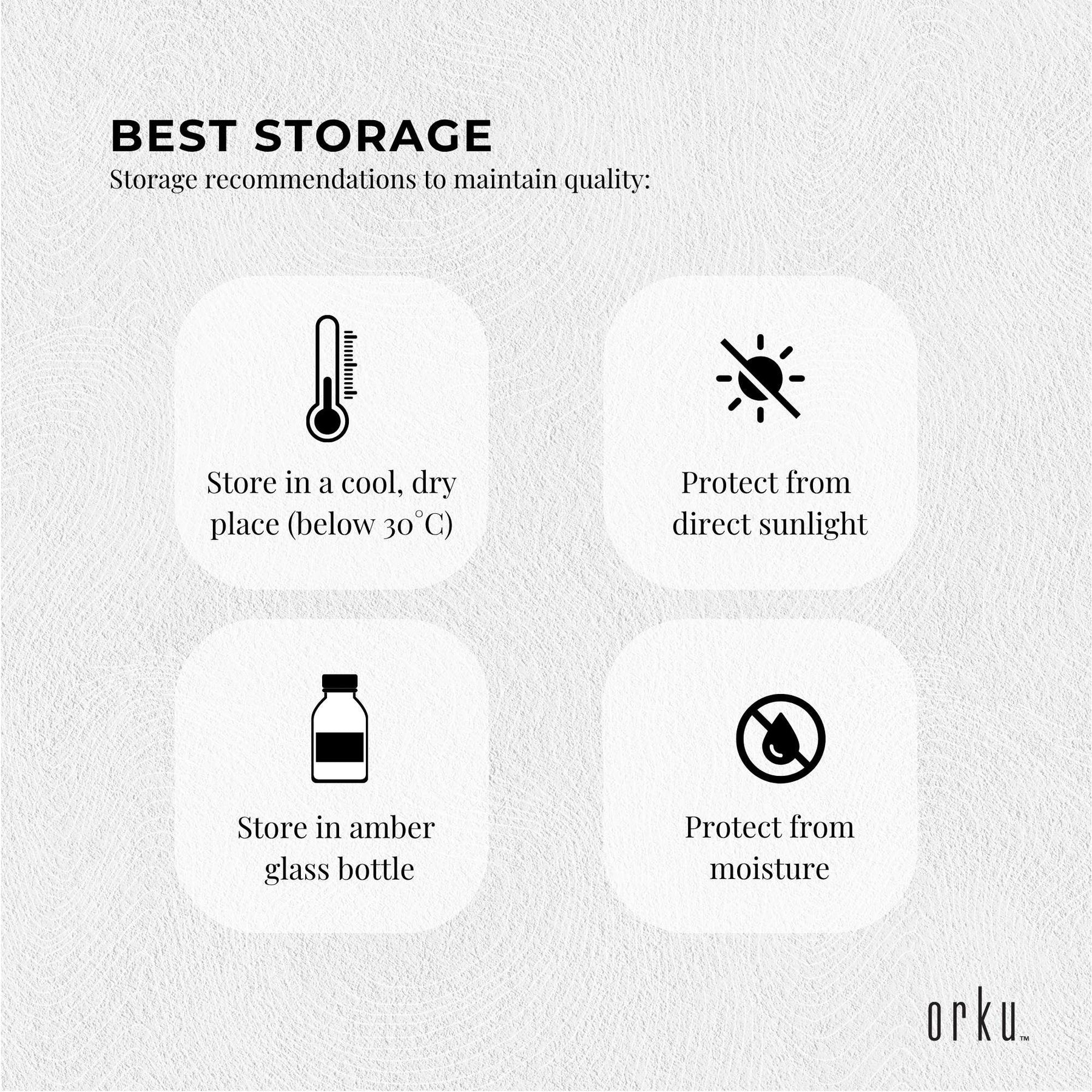 Orku 250ml Organic Castor Oil - Hexane Free, Cold Pressed, Rich in Antioxidants