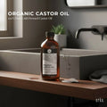 Orku 1L Organic Castor Oil - Hexane Free, Cold Pressed, Rich in Antioxidants