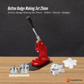 V238 Button Badge Making Kit 25mm - Includes Maker, Mould & 500 Badges - SuperSaverAU - view 2