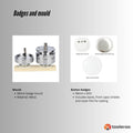 Button Badge Making Kit 58mm - Includes Maker, Mould & 500 Badges - SuperSaverAU - view 6