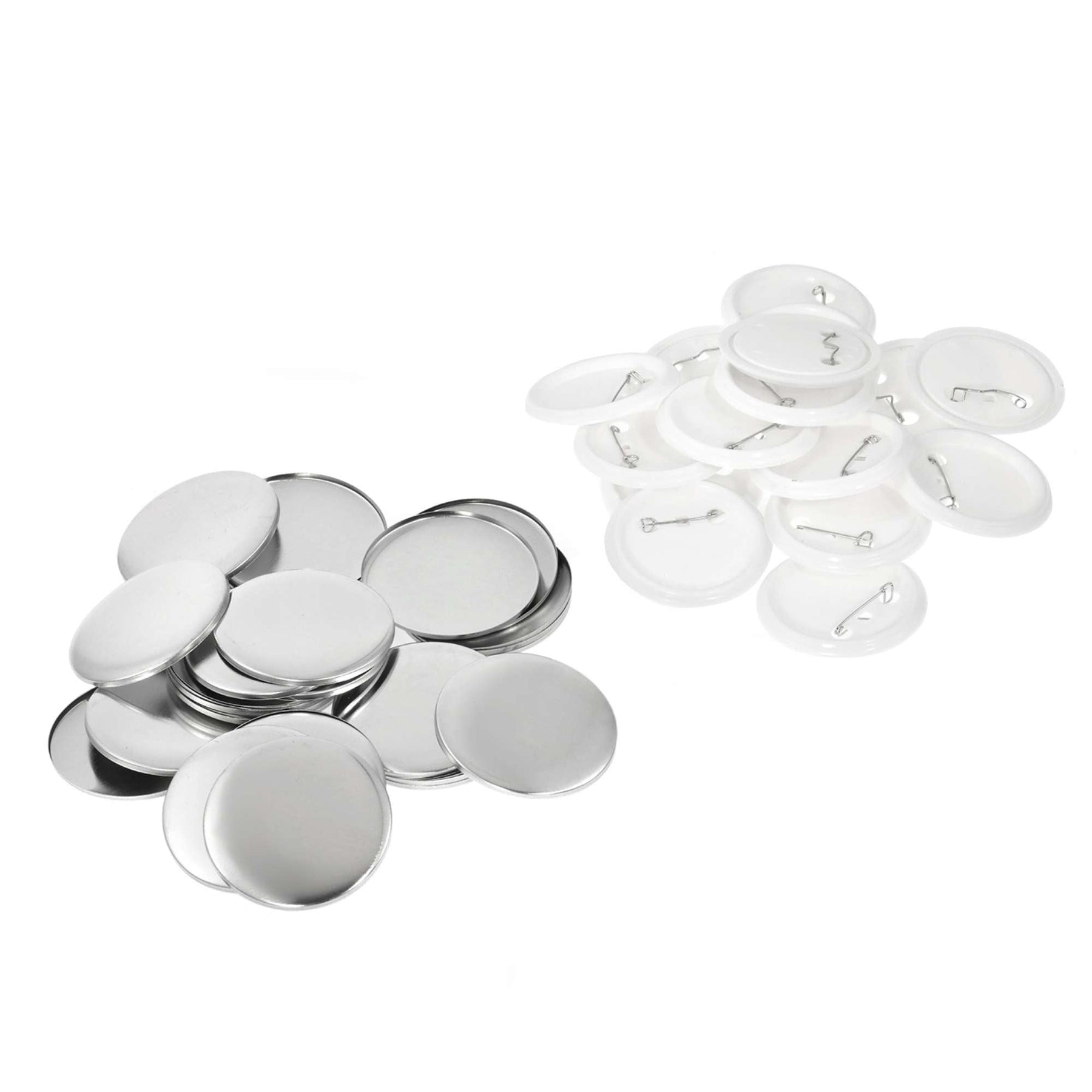 500x 32mm Button Badges - Craft DIY Accessory with Backs and Mylar Film - SuperSaverAU - view 1