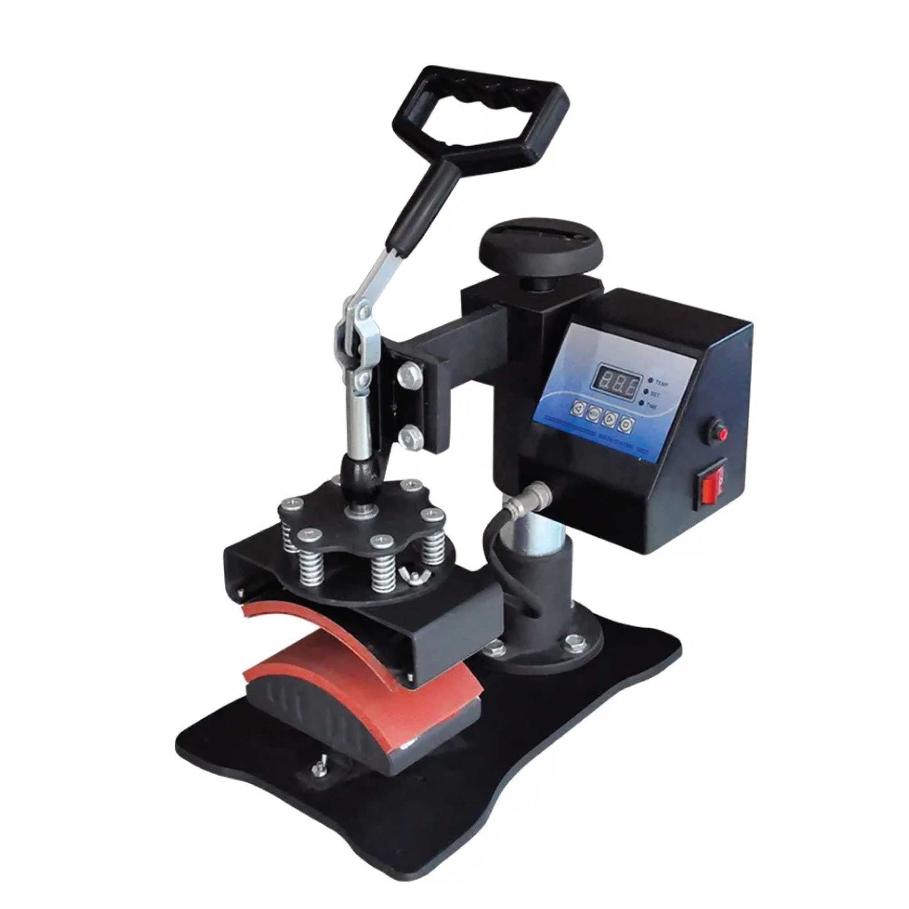 Cap Heat Press - 350W Digital Time & Temperature Control for DIY Hat Printing - SuperSaverAU - view 1