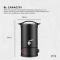 8L Candle Wax Melter with Adjustable Temperature, Tap & Accessories - Black - SuperSaverAU - view 1
