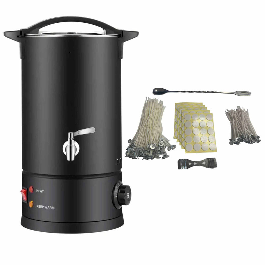 10L Wax Melting Furnace with Adjustable Temperature, Black, Includes Accessories - SuperSaverAU - view 1