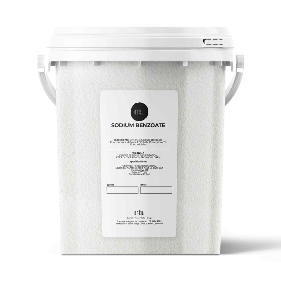 800g Orku Sodium Benzoate USP/FCC Grade Prills – E211 Preservative CAS 532-32-1 - SuperSaverAU - view 1