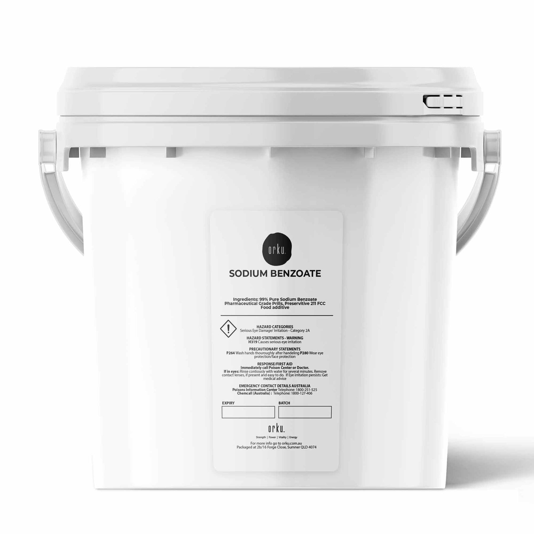 3.5Kg Orku Sodium Benzoate USP/FCC Grade Prills E211 Preservative NaC7H5O2 - SuperSaverAU - view 1