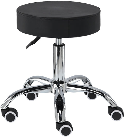 Adjustable Swivel Salon Stool - Round Chair for Beauty & Hairdressing - SuperSaverAU - view 1