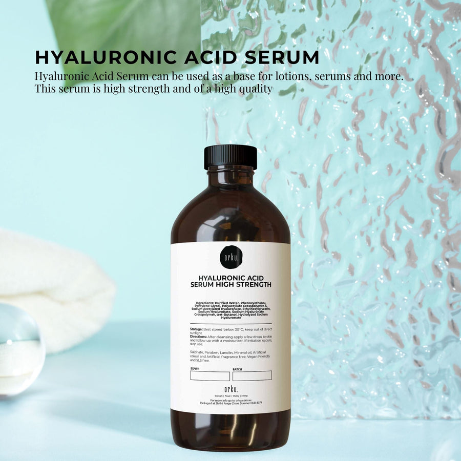 Hyaluronic Acid Serum 500ml - High Strength, Vegan, Sulphate & Paraben Free - SuperSaverAU - view 1