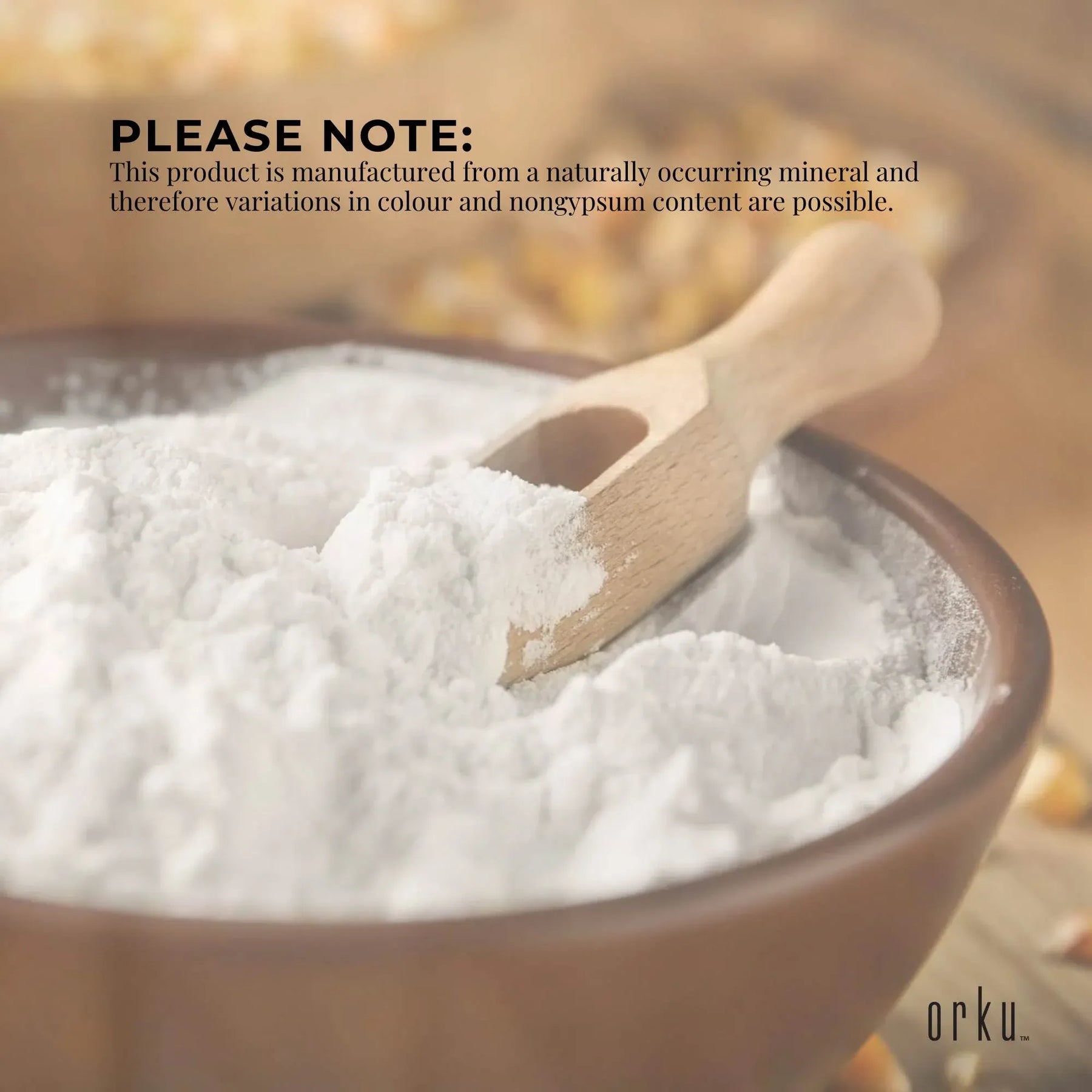 Calcium Sulphate Gypsum Powder 1Kg - Food Grade Hydrous Sulfate