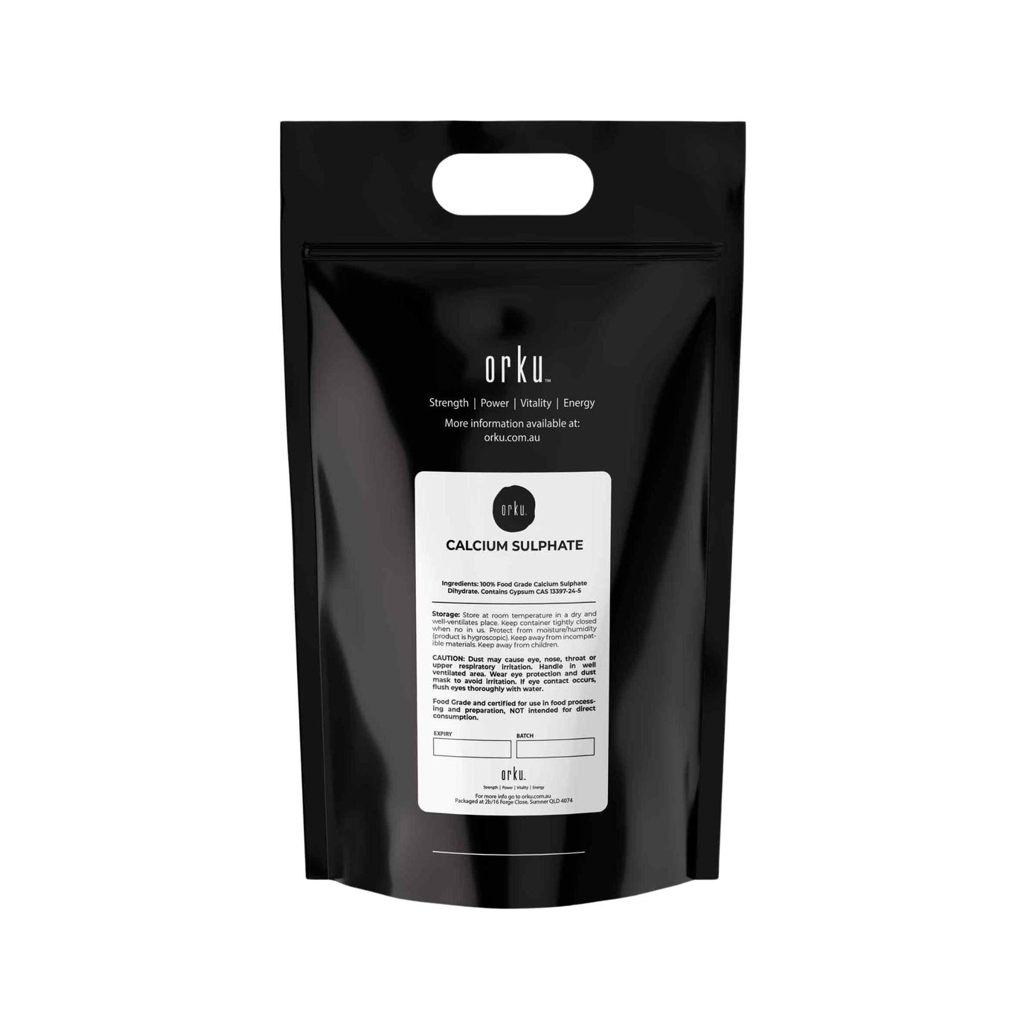 Calcium Sulphate Gypsum Powder 5Kg - Food Grade Hydrous Sulfate