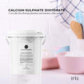 Calcium Sulphate Gypsum Powder Bucket 1Kg - Food Grade Hydrous Sulfate - SuperSaverAU - view 2