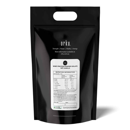 Orku 5Kg Whey Protein Isolate Powder – Vanilla WPI | Sports Food