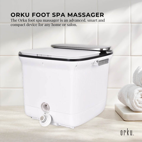 Foot Spa Automatic Water Heating Massager - Electric Pedicure Bath - SuperSaverAU - view 2