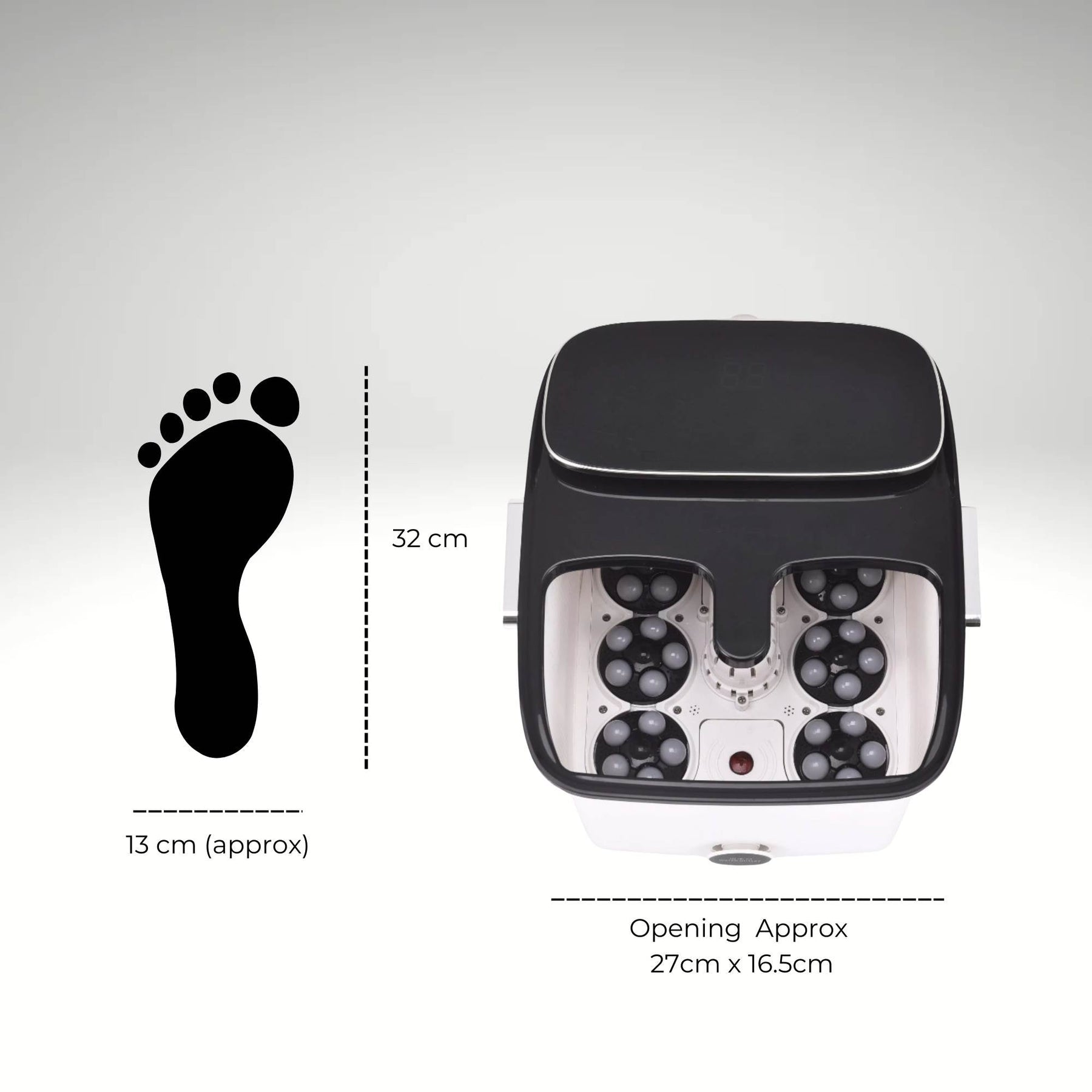 Foot Spa Automatic Water Heating Massager - Electric Pedicure Bath - SuperSaverAU - view 9