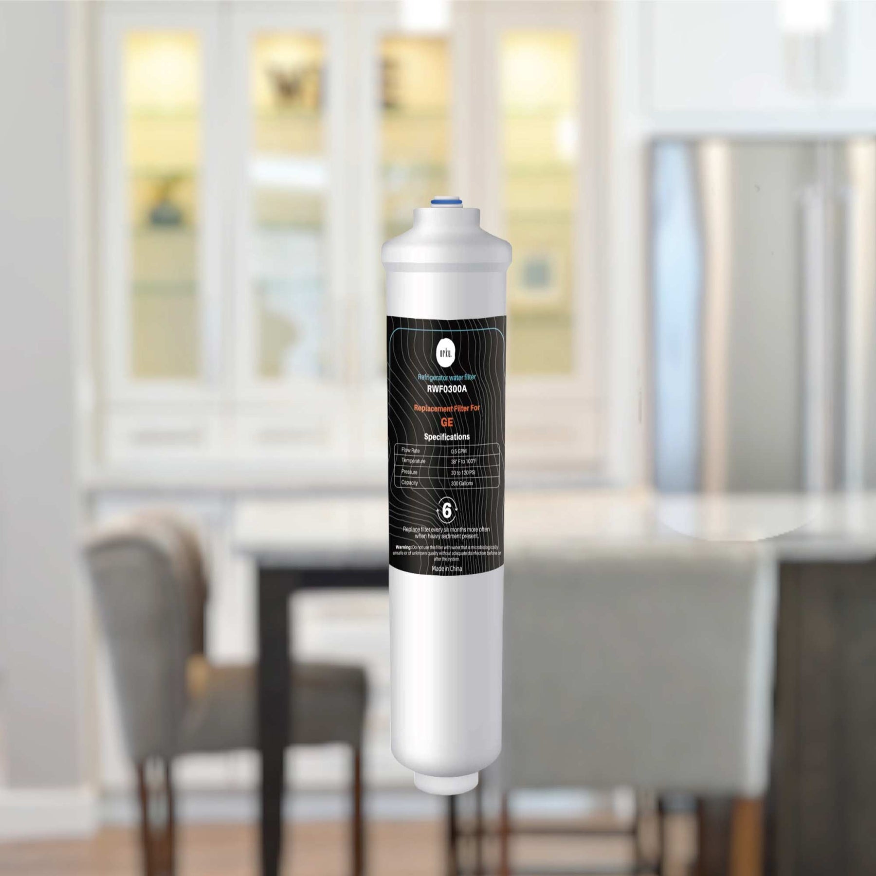 Orku Fridge Water Filter - Universal External Cartridge Replacement - RWF0300A - SuperSaverAU - view 2