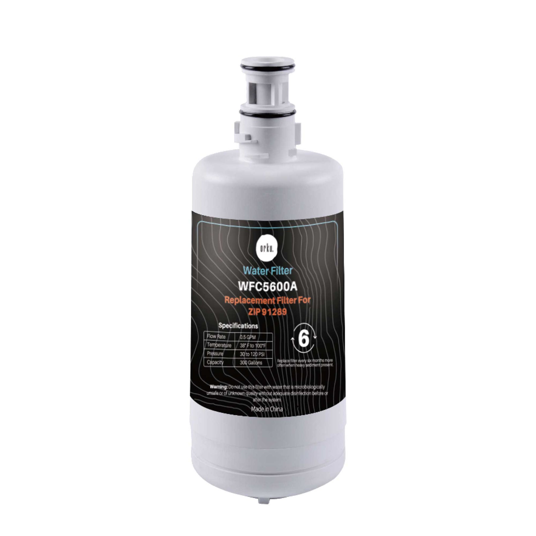 Orku Zip 91289 Replacement Water Filter Cartridge 0.5um 300 Gallons Capacity - SuperSaverAU - view 1
