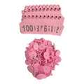 Pink Large Cattle Ear Tags 1-100 Set - 7x10cm for Livestock Identification - SuperSaverAU - view 1