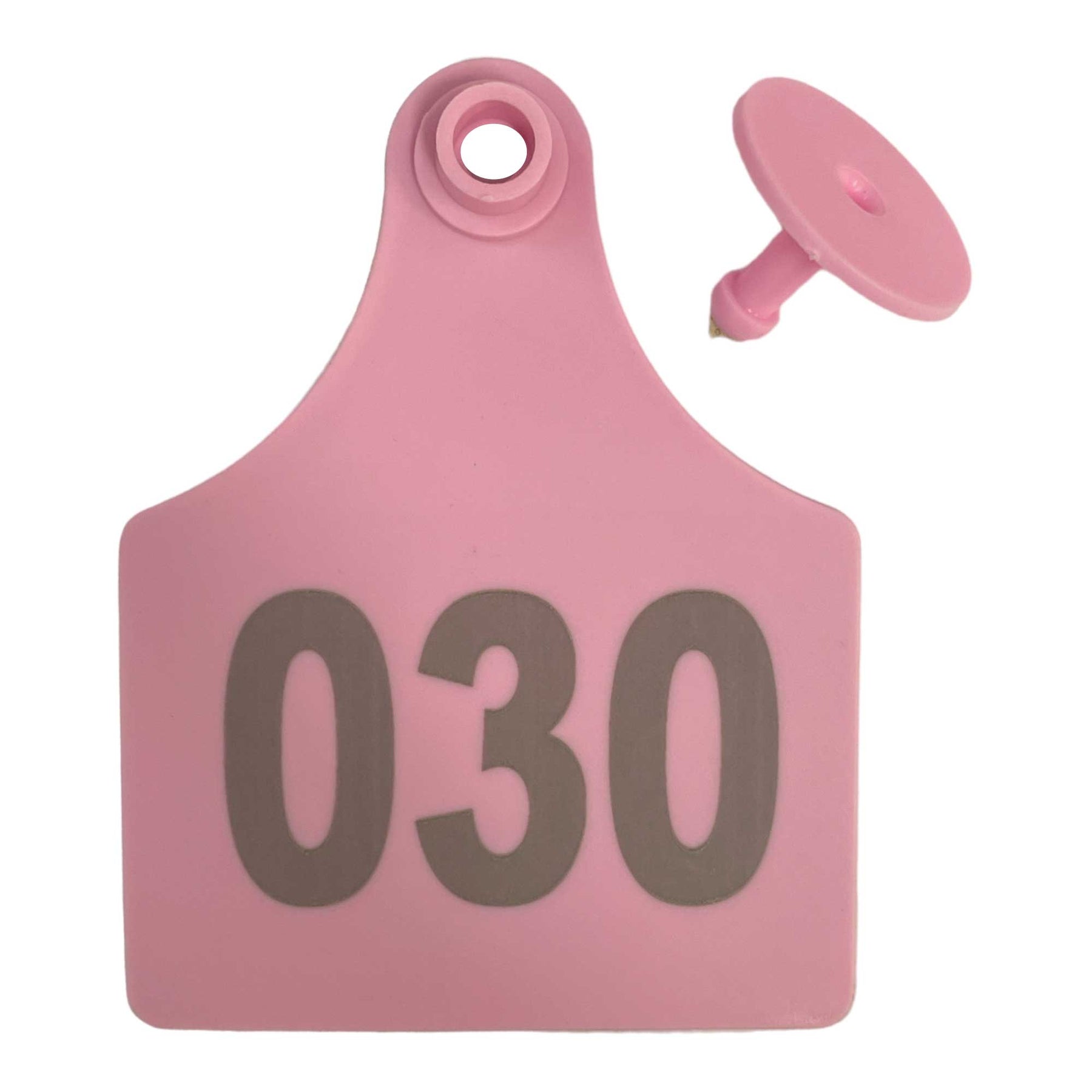 Pink Large Cattle Ear Tags 1-100 Set - 7x10cm for Livestock Identification - SuperSaverAU - view 2