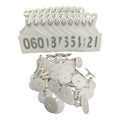 Cattle Number Ear Tags 1-100 Set - XL White 7x10cm for Livestock - SuperSaverAU - view 1