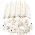 Cattle Ear Tags 100x Mini White 5x2cm Blank Labels for Livestock - SuperSaverAU - view 1