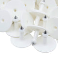 100x Medium White Cattle Ear Tags 6x7cm Blank Livestock Labels with Pin - SuperSaverAU - view 4