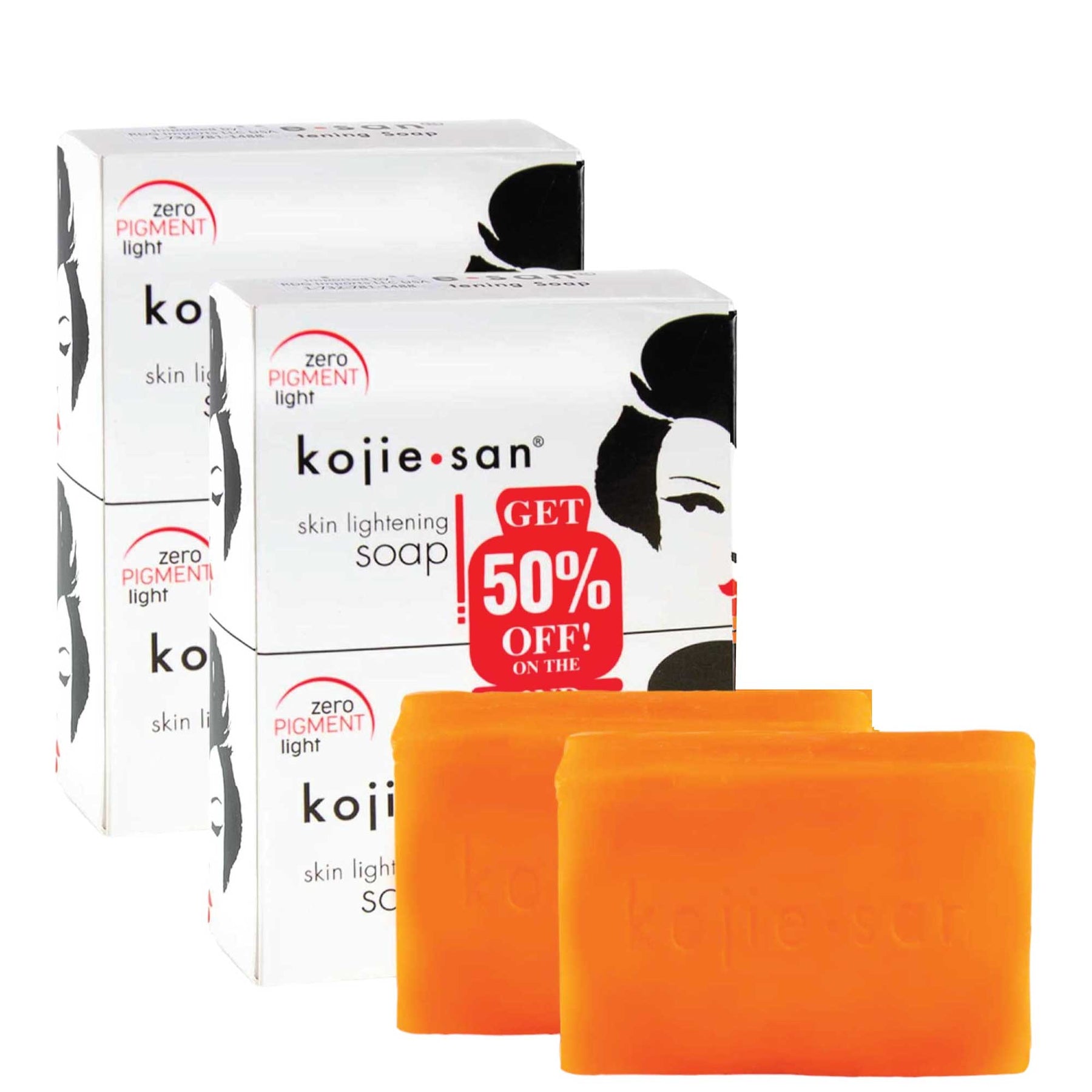 Kojie San Original Kojic Acid Soap Bar 2x135g Twin Pack - SuperSaverAU - view 2