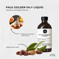 100ml Organic Jojoba Oil - Golden Pure Cold Pressed Seed For Hair Skin Nails - SuperSaverAU - view 5