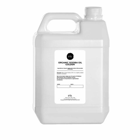 Premium Organic Golden Jojoba Oil 5L Pure Cold Pressed Carrier Oil for Skin Hair Nails