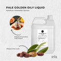 Premium Organic Golden Jojoba Oil 5L Pure Cold Pressed Carrier Oil for Skin Hair Nails