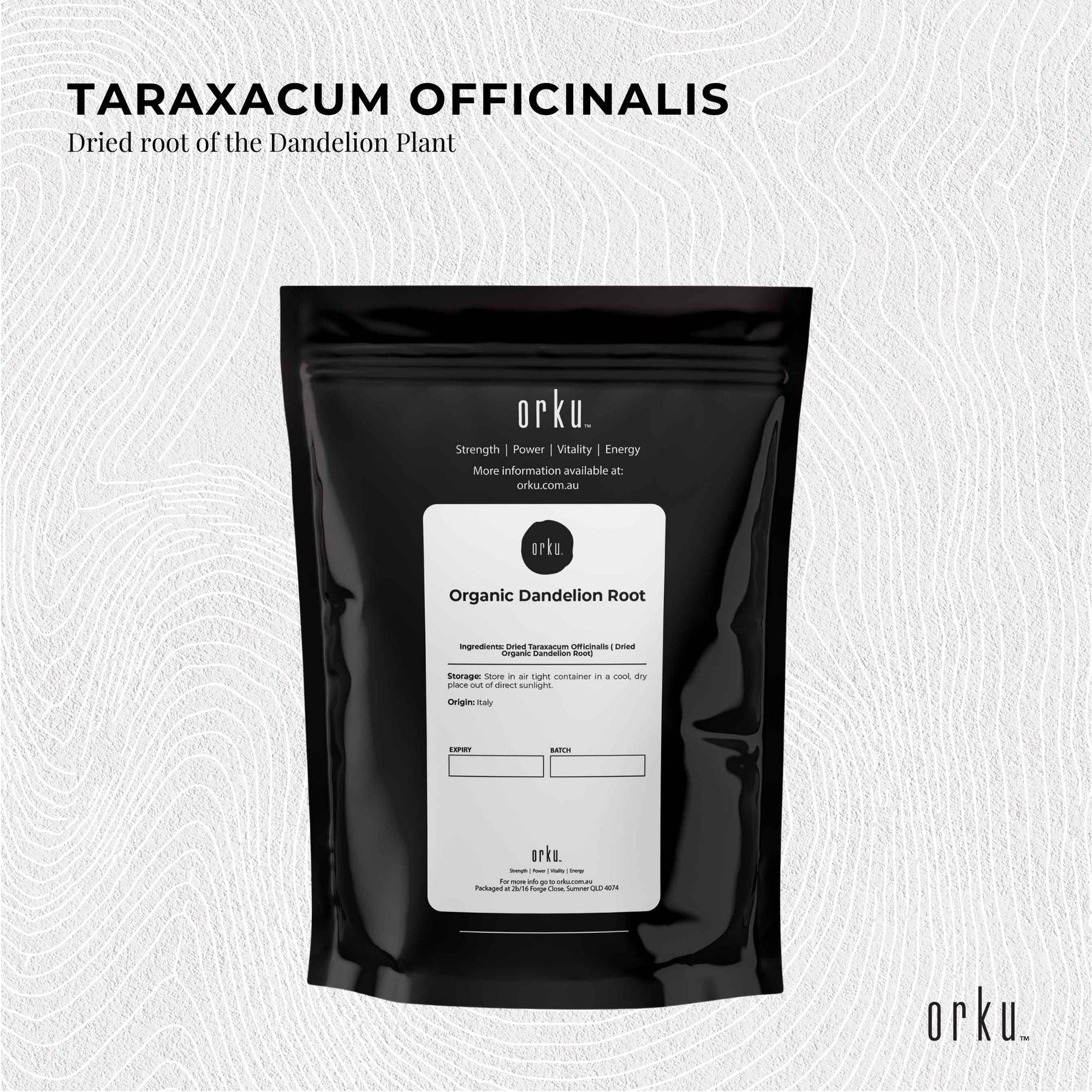 1Kg Organic Dandelion Root - Dried Raw Herbal Tea Supplement - SuperSaverAU - view 4