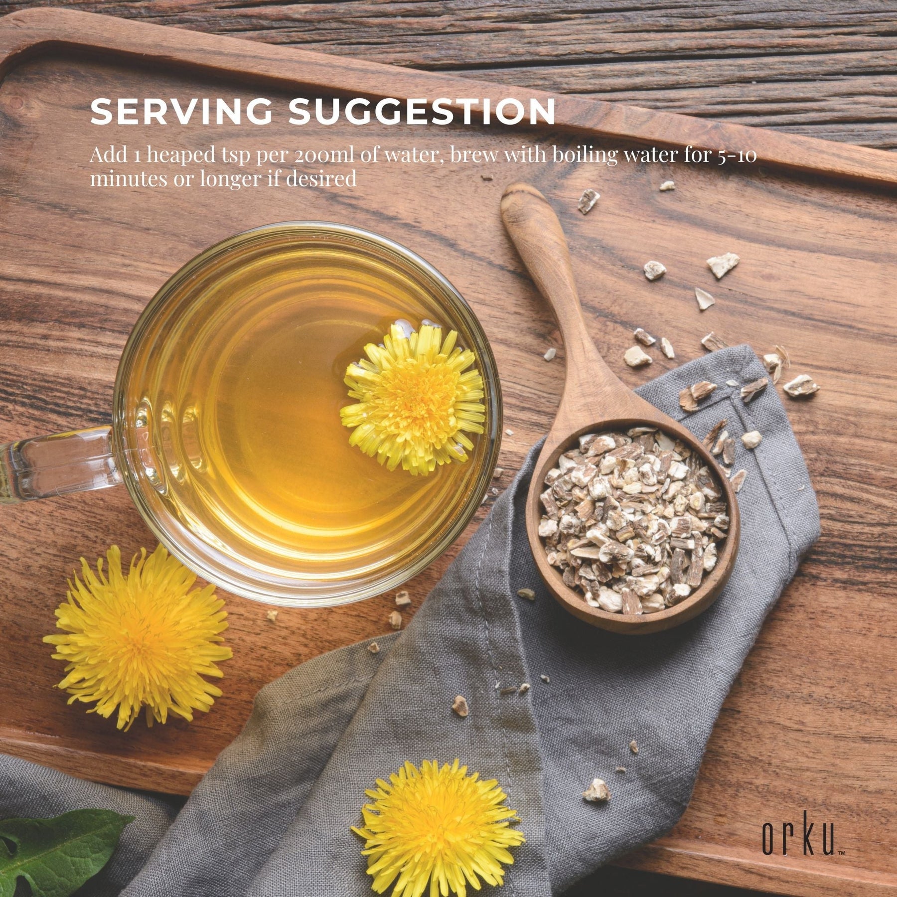 1Kg Organic Dandelion Root - Dried Raw Herbal Tea Supplement - SuperSaverAU - view 7
