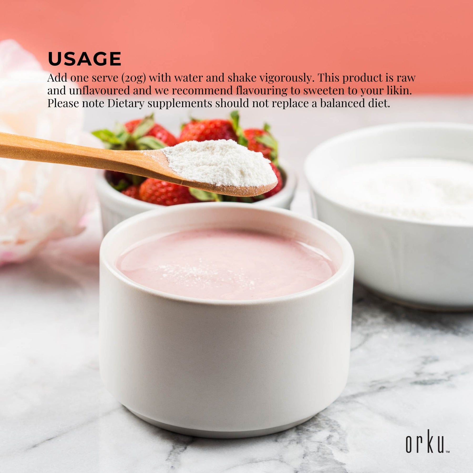 100g Collagen Powder - Bovine Hydrolysate Protein Peptide Supplement Unflavoured - SuperSaverAU - view 7
