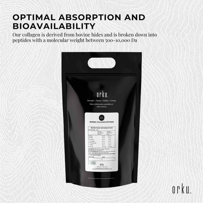 20Kg Collagen Powder - Bovine Hydrolysate Protein Peptide Supplement Unflavoured