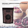 250g Organic Hibiscus Rosella Flower Crushed - Dried Herbal Tea Supplement - SuperSaverAU - view 3
